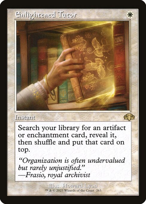 Enlightened Tutor 263 Dominaria Remastered (DMR) [Nonfoil] NM