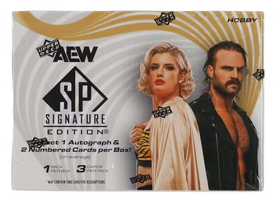 2025 Upper Deck SP Signature Edition AEW Wrestling Hobby Box
