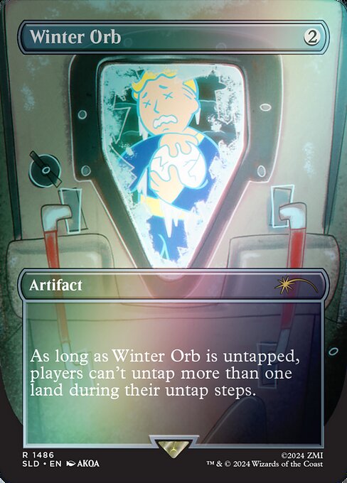 Winter Orb 1486 Secret Lair Drop (SLD) [Rainbow Foil] NM