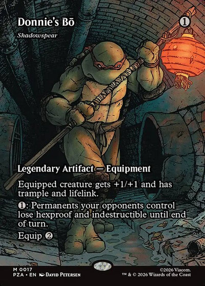 Donnie's Bō (Shadowspear) 17 Teenage Mutant Ninja Turtles Source Material (PZA) [Nonfoil] NM
