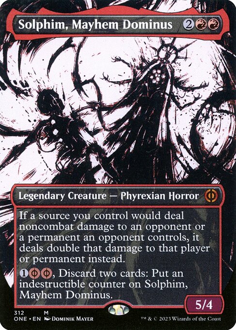 Solphim, Mayhem Dominus 312 Phyrexia: All Will Be One (ONE) [Nonfoil] NM