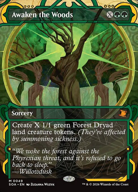 Awaken the Woods 49 Secrets Of Strixhaven Mystical Archive (SOA) [Nonfoil] NM