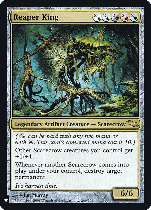 Reaper King 260 The List (PLST) [Foil] NM