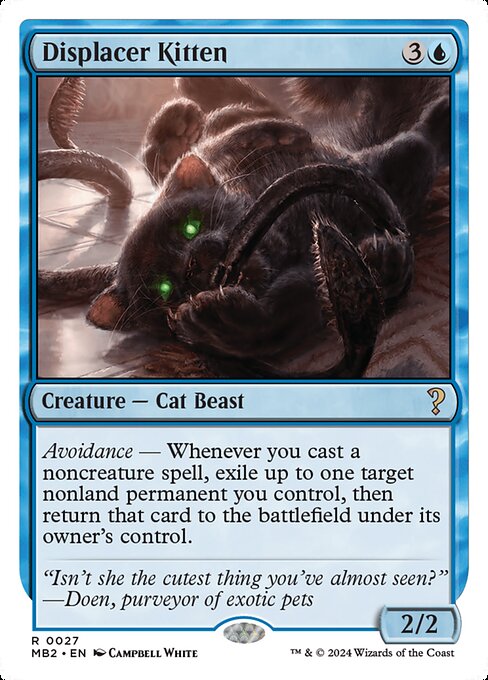 Displacer Kitten 27 Mystery Booster 2 (MB2) [Nonfoil] NM