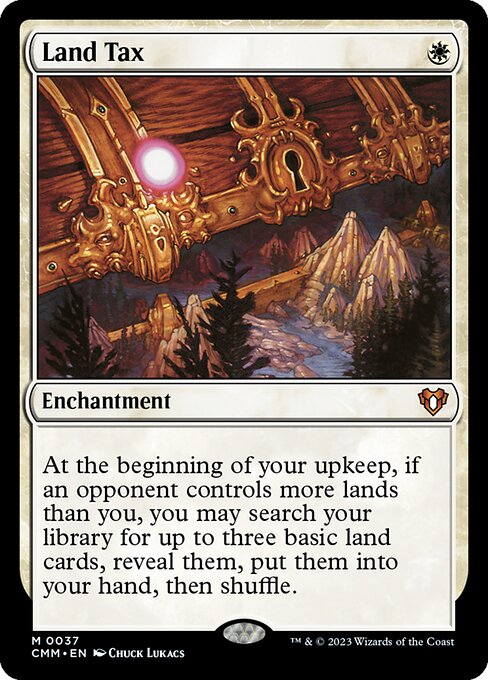 Land Tax 37 Commander Masters (CMM) [Nonfoil] NM