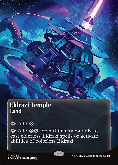 Eldrazi Temple 59 Edge Of Eternities: Stellar Sights (EOS) [Foil] NM