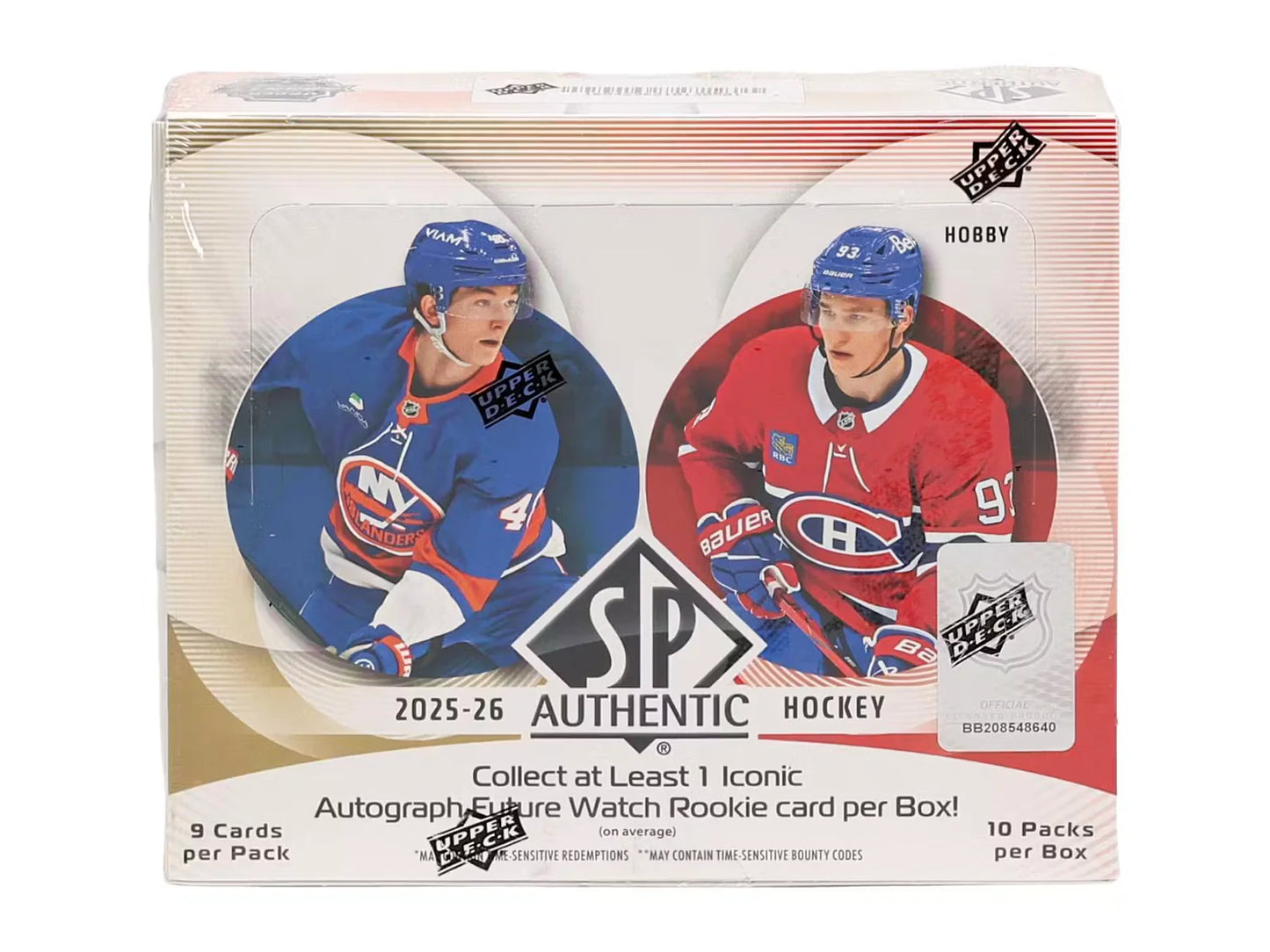 2025-26 Upper Deck SP Authentic Hobby Box
