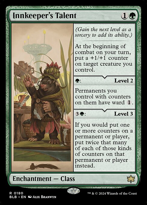 Innkeeper's Talent 180 Bloomburrow (BLB) [Foil] NM