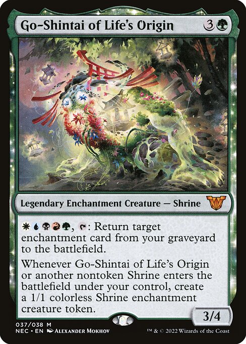 Go-Shintai of Life's Origin 37 Kamigawa: Neon Dynasty Commander (NEC) [Nonfoil] NM
