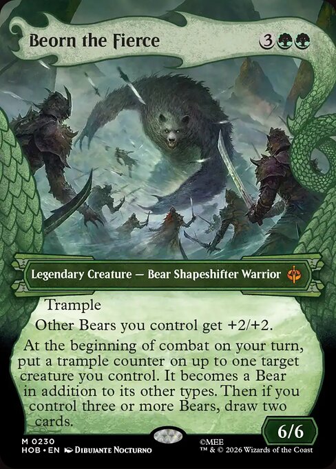 Beorn the Fierce 230 The Hobbit (HOB) [Nonfoil] NM