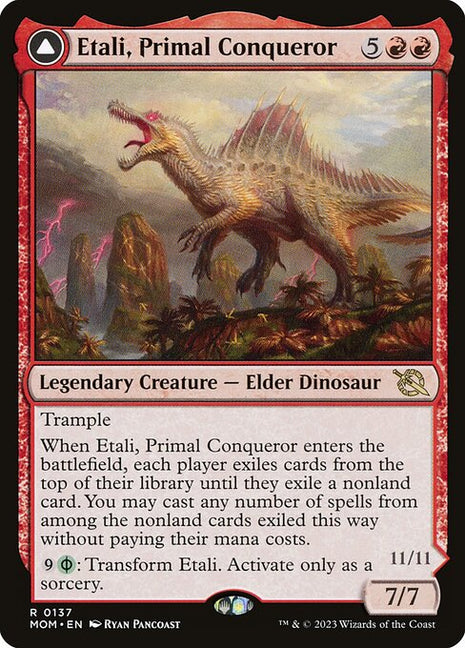 Etali, Primal Conqueror // Etali, Primal Sickness 137 March Of The Machine (MOM) [Nonfoil] NM