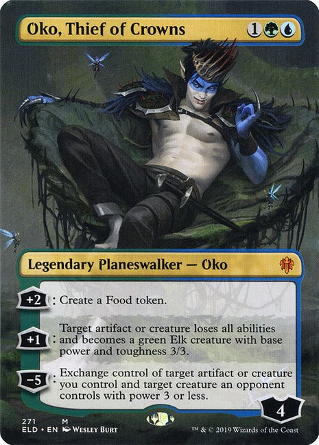 Oko, Thief of Crowns 271 Throne Of Eldraine (ELD) [Foil] NM