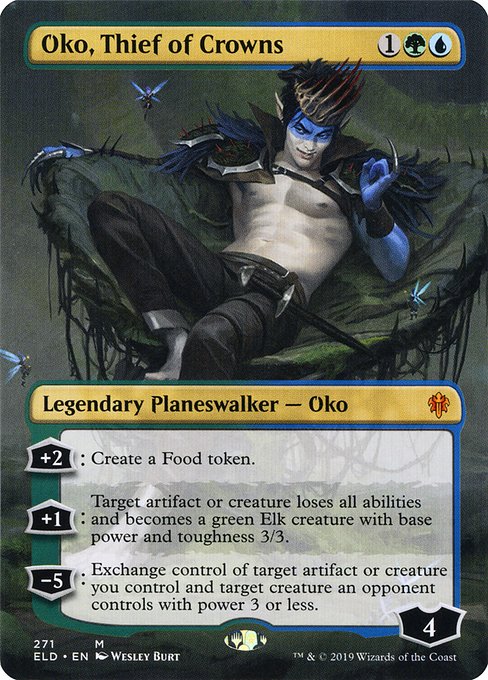 Oko, Thief of Crowns 271 Throne Of Eldraine (ELD) [Foil] NM