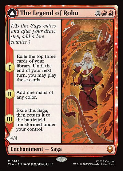 The Legend of Roku // Avatar Roku 145 Avatar: The Last Airbender (TLA) [Nonfoil] NM