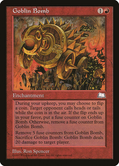 Goblin Bomb 103 Weatherlight (WTH) [Nonfoil] LP