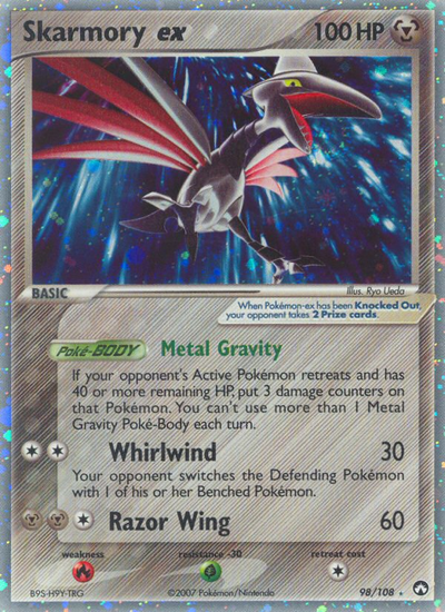Skarmory EX 98/108 - Power Keepers (PK) HP