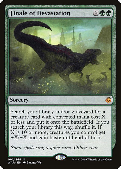 Finale of Devastation 160 War Of The Spark (WAR) [Nonfoil] NM