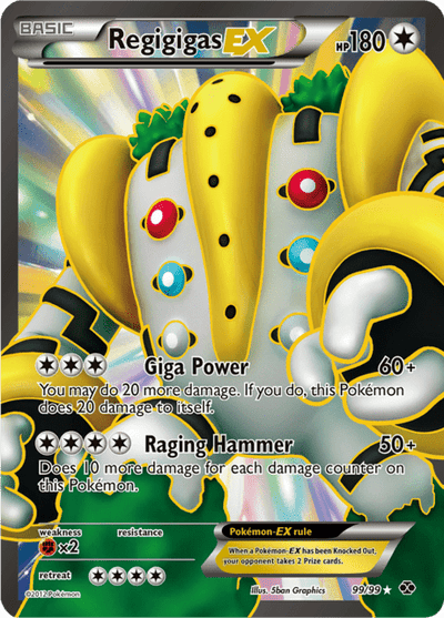 Regigigas EX 99/99 - Next Destinies (NXD) HP