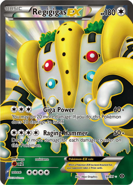 Regigigas EX 99/99 - Next Destinies (NXD) HP