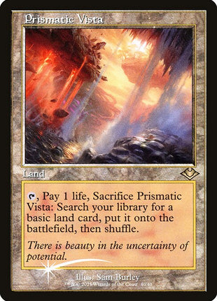 Prismatic Vista 40 Modern Horizons 1 Timeshifts (H1R) [Foil Etched] NM