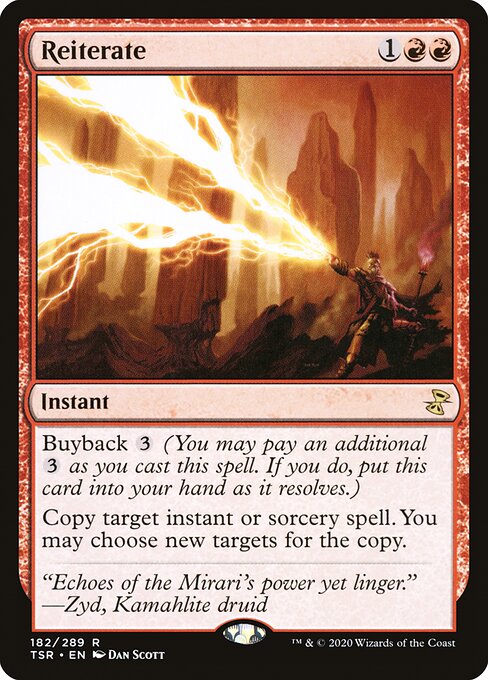 Reiterate 182 Time Spiral Remastered (TSR) [Nonfoil] NM