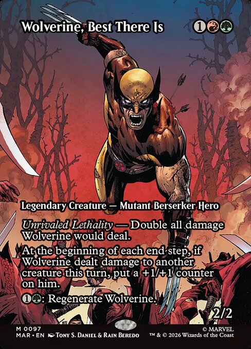 Wolverine, Best There Is 97 Marvel Universe (MAR) [Nonfoil] NM