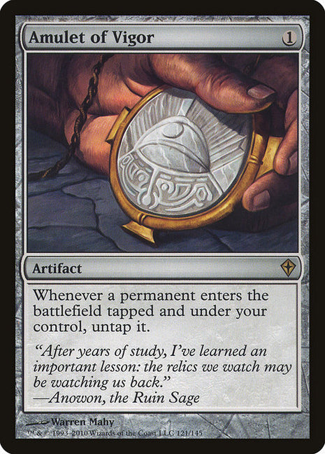 Amulet of Vigor 121 Worldwake (WWK) [Nonfoil] NM