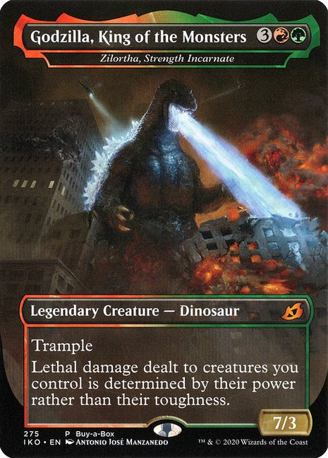 Godzilla, King of the Monsters (Zilortha, Strength Incarnate) 275 Ikoria: Lair Of Behemoths (IKO) [Nonfoil] NM