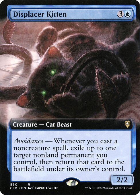Displacer Kitten 560 Commander Legends: Battle For Baldur's Gate (CLB) [Nonfoil] NM