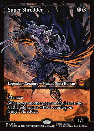 Super Shredder 285 Teenage Mutant Ninja Turtles (TMT) [Foil] NM