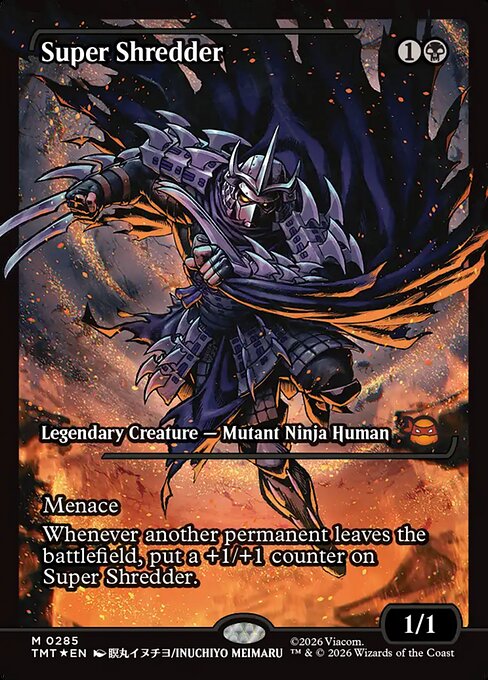 Super Shredder 285 Teenage Mutant Ninja Turtles (TMT) [Foil] NM