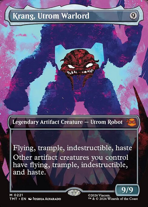 Krang, Utrom Warlord 221 Teenage Mutant Ninja Turtles (TMT) [Foil] NM