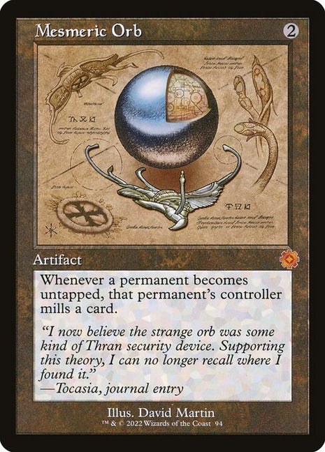 Mesmeric Orb 94 The Brothers' War Retro Artifacts (BRR) [Foil] NM