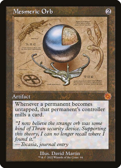 Mesmeric Orb 94 The Brothers' War Retro Artifacts (BRR) [Foil] NM