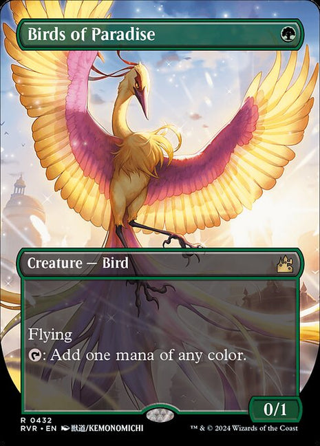 Birds of Paradise 432 Ravnica Remastered (RVR) [Nonfoil] NM