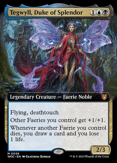 Tegwyll, Duke of Splendor 39 Wilds Of Eldraine Commander (WOC) [Nonfoil] NM