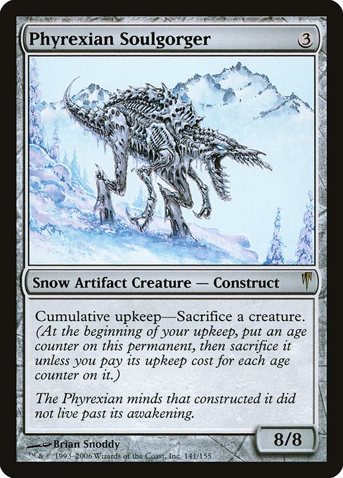 Phyrexian Soulgorger 141 Coldsnap (CSP) [Nonfoil] NM
