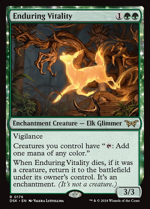 Enduring Vitality 176 Duskmourn: House Of Horror (DSK) [Nonfoil] NM