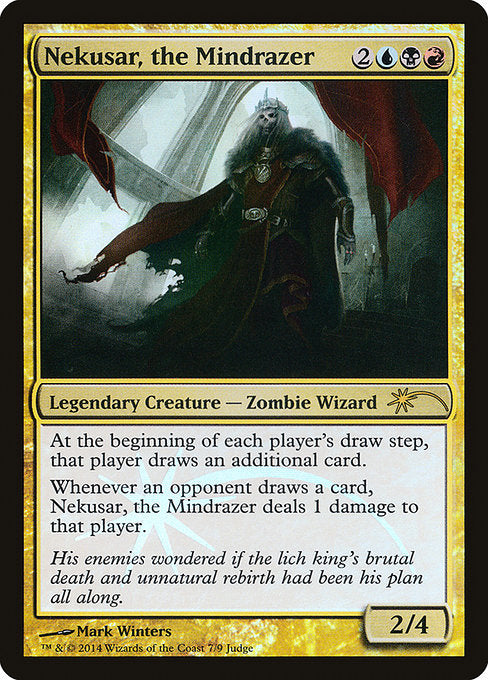 Nekusar, the Mindrazer 7 Judge Gift Cards 2014 (J14) [Foil] NM