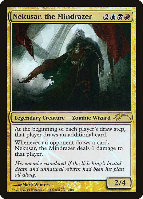 Nekusar, the Mindrazer 7 Judge Gift Cards 2014 (J14) [Foil] NM