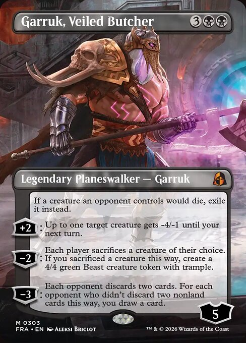 Garruk, Veiled Butcher 303 Reality Fracture (FRA) [Nonfoil] NM
