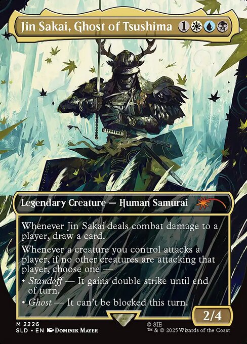 Jin Sakai, Ghost of Tsushima 2226 Secret Lair Drop (SLD) [Nonfoil] NM