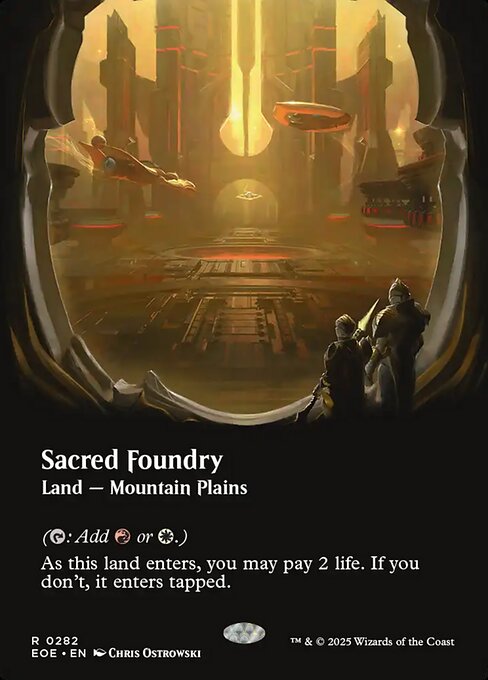 Sacred Foundry 282 Edge Of Eternities (EOE) [Nonfoil] NM