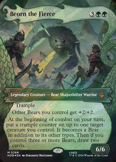 Beorn the Fierce 266 The Hobbit (HOB) [Surge Foil] NM