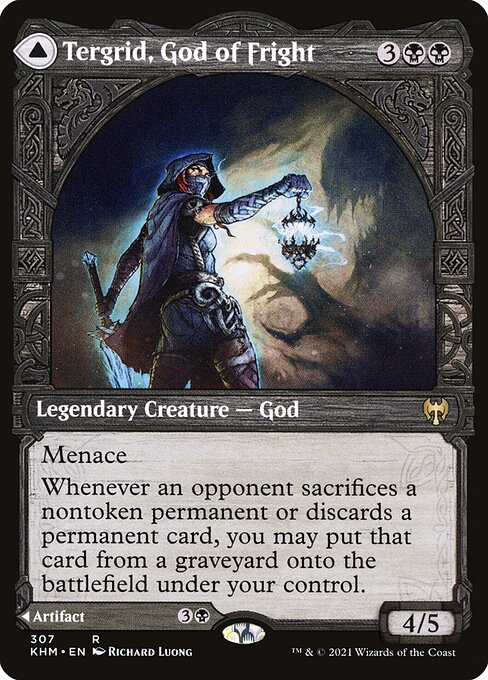Tergrid, God of Fright // Tergrid's Lantern 307 Kaldheim (KHM) [Nonfoil] NM