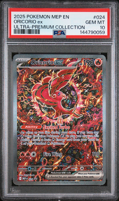 Oricorio EX 24/ - Promo (MEP) PSA 10