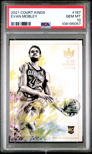 Evan Mobley Level IV Rookie PSA 10 2021-22 Court Kings