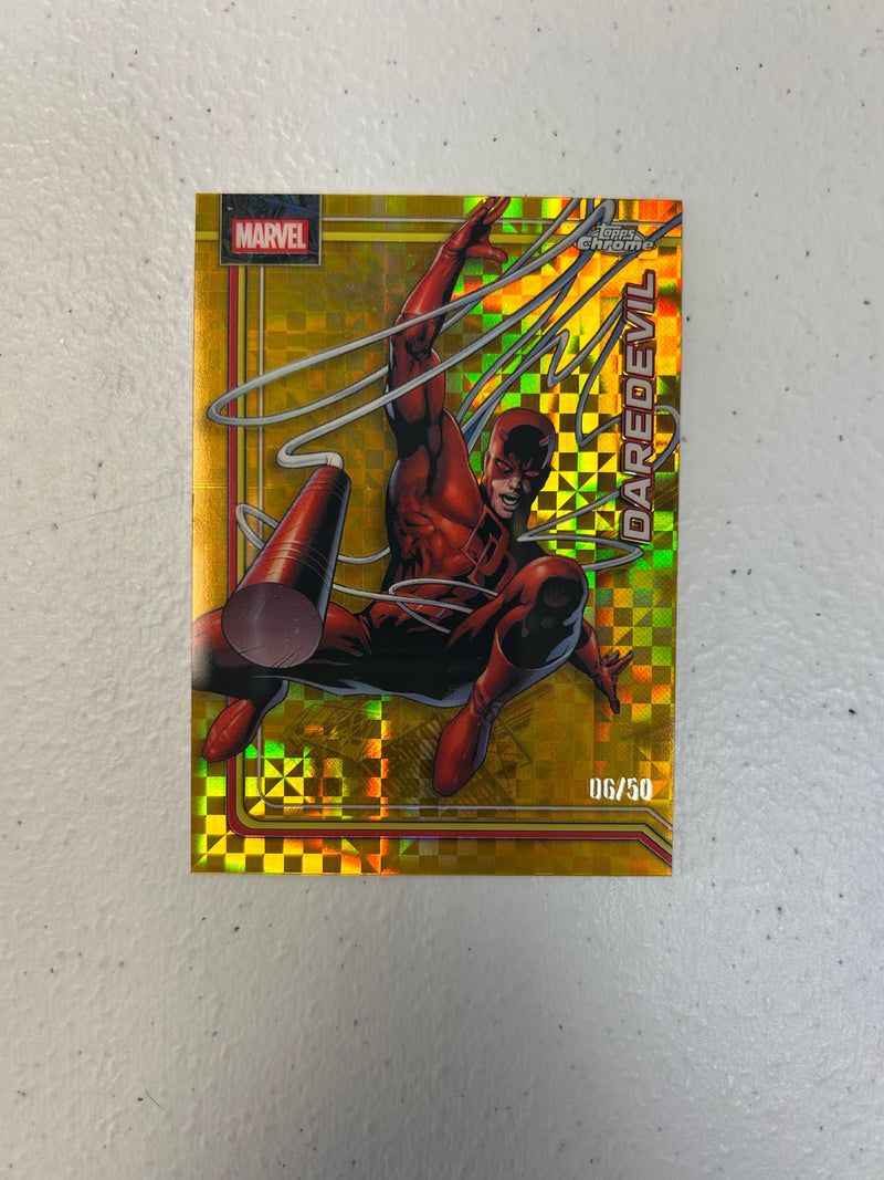 2026 Topps Chrome Marvel Daredevil #25 Gold Refractor