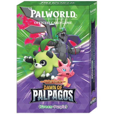 Palworld OCG Dawn of Palpagos Trial Deck Green & Purple (Releases 7/30, LIMIT 1PP)