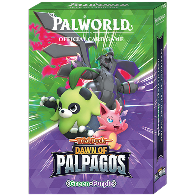 Palworld OCG Dawn of Palpagos Trial Deck Green & Purple (Releases 7/30, LIMIT 1PP)